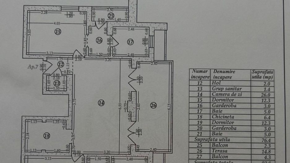 Apartament 3 camere | OTOPENI | TIP LOFT | LOCURI PARCARE DISPONIBILE - Poză 23