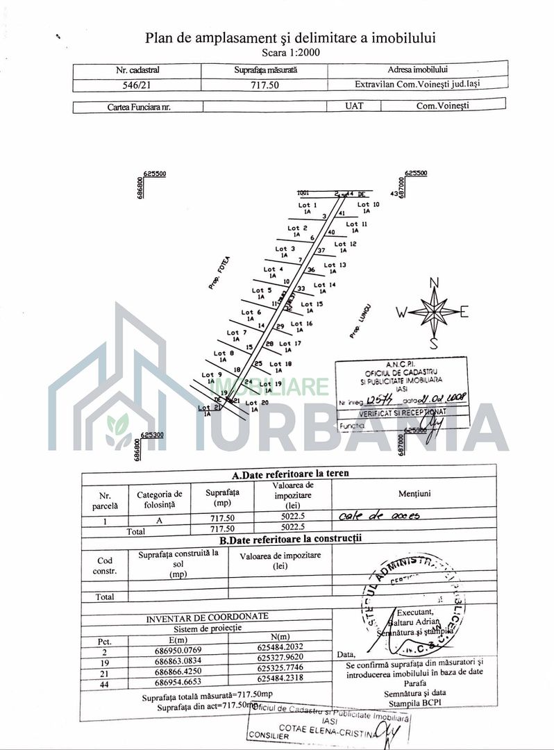 Teren de 640 mp de vânzare în Voinesti, aproape de Valea Ursului - Poză 2