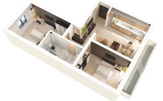 Apartament 3 camere Piata Rahovei, Dedeman, Sibiu - Poză 4