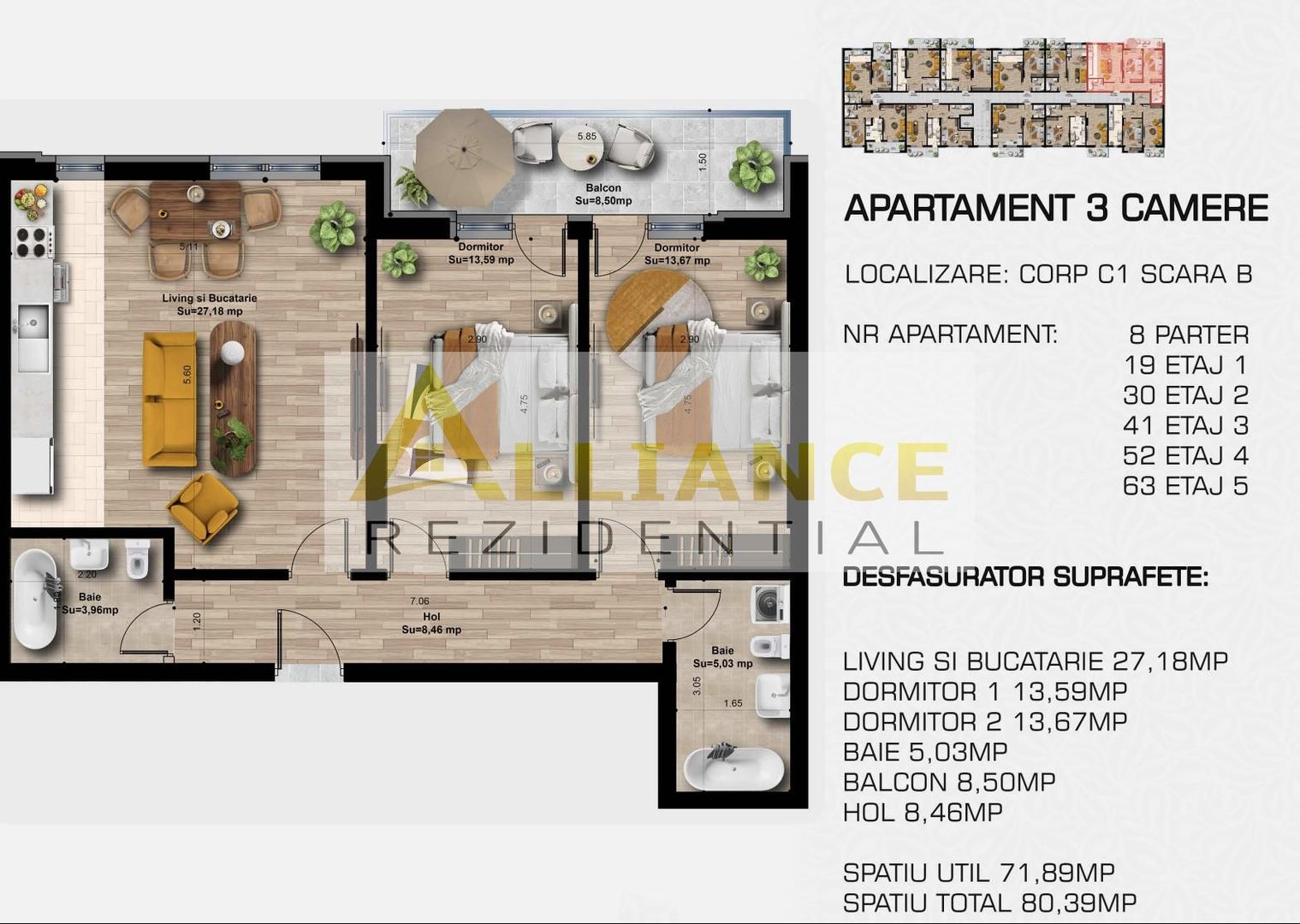 COMISION 0 | 2 camere decomandat | Metrou Berceni | Direct Dezvoltator - Poză 11