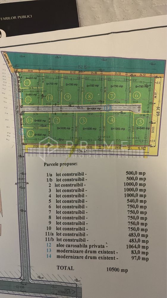 Teren Intravilan 750 mp + Cotă Parte Drum – Zonă Superbă și Liniștită - Poză 3
