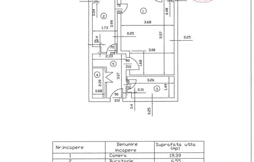 Garsoniera Crangasi - Schiță 6