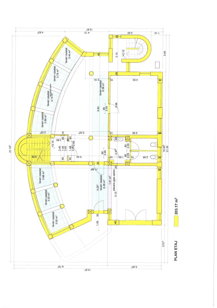 Cladire birouri - 282 mp -  zona Rebreanu - Schiță 7