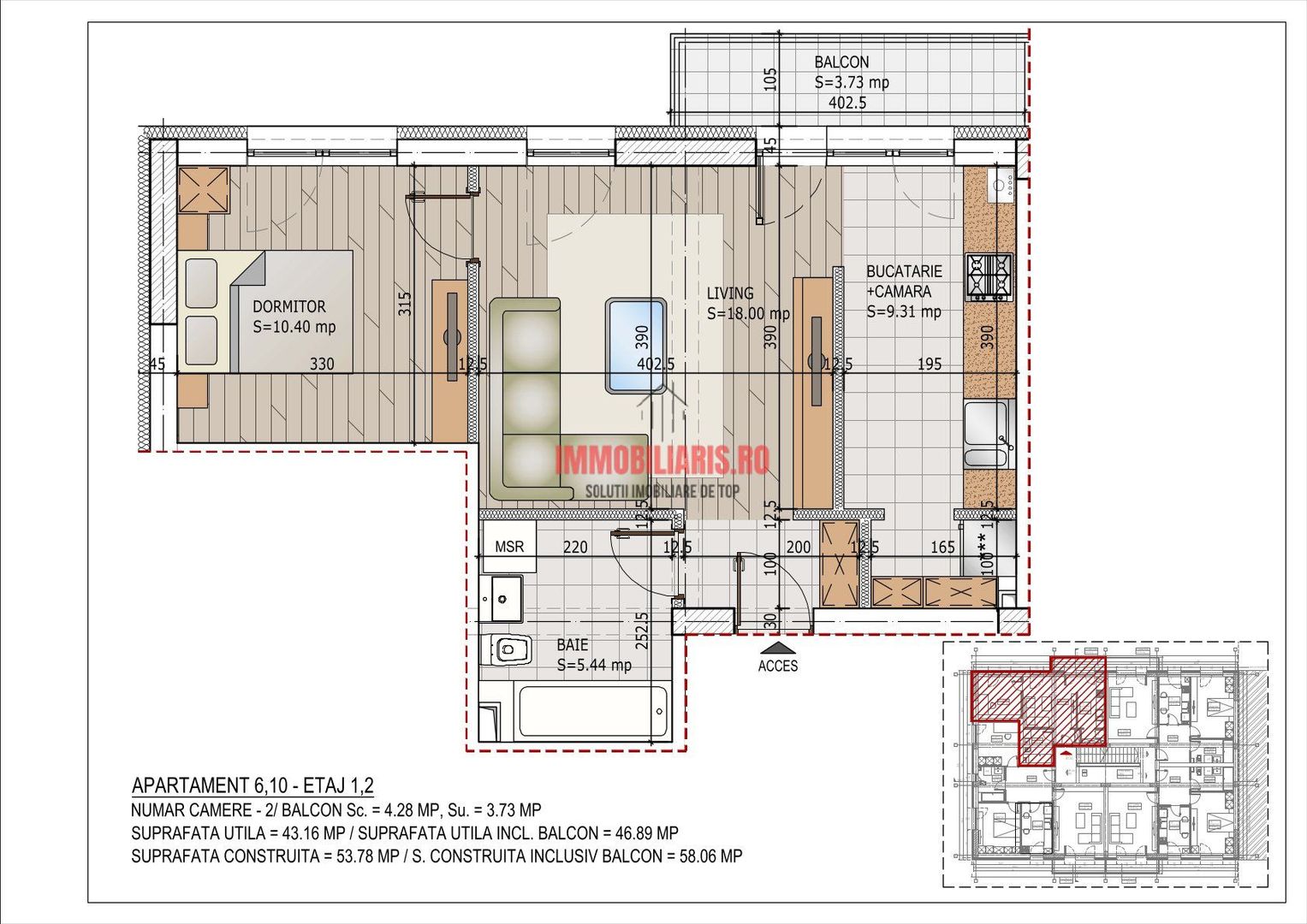 Theodor Pallady - Bucătărie închisă - Direct Dezvoltator - Schiță 2
