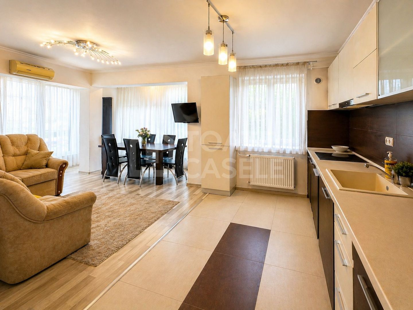 Apartament cu 3 camere, etajul 1, zona Florilor, Floresti - Poză 1