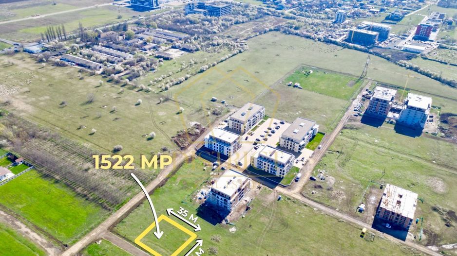 Teren intravilan locuinte colective 1522mp | Torontalului - Poză 1