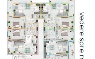 Apartament cu 3 camere de vânzare, Carpathia - Schiță 11