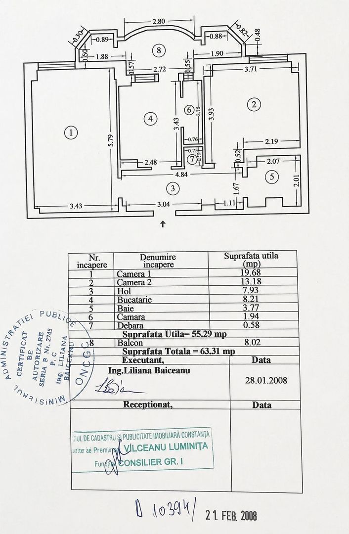 Apartament 2 camere decomandate | Trocadero | etaj 6/8 | centrala gaz - Poză 19