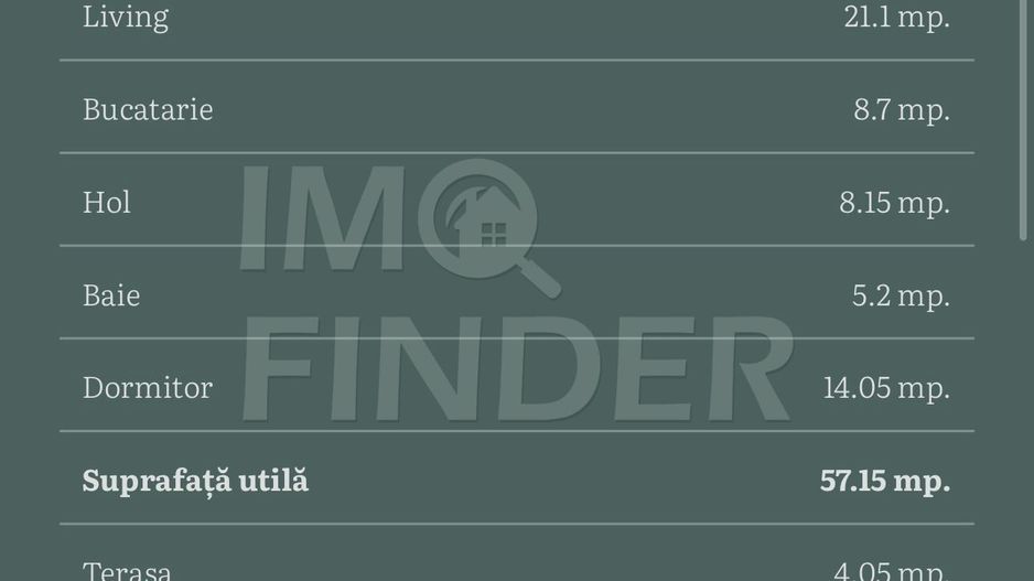 Apartament Premium 2 camere, Andrei Muresanu- Ansamblu Exclusivist - Schiță 4