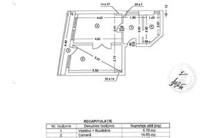 VANZARE Apartament 2 Camere Centrul Vechi - OPORTUNITATE RARA - 44mp - Poză 15
