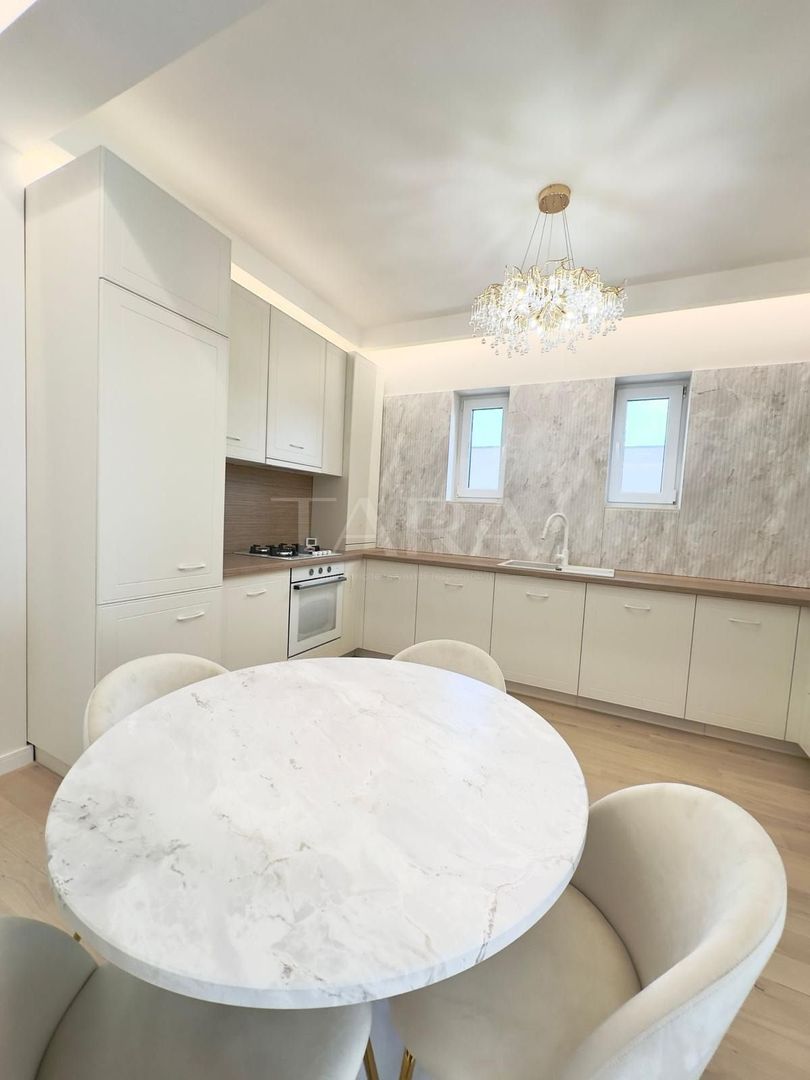 Penthouse 3 camere ultrafinisat, terase generoase în Florești - Poză 5