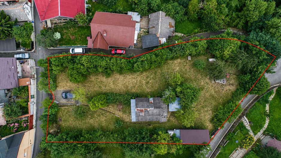 TEREN INTRAVILAN 1.498 MP CU CONSTRUCTIE | 3 FRONTURI STRADALE | SCHEI - Poză 1