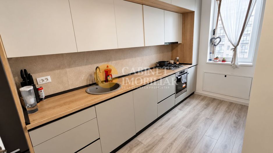 2 camere decomandat - 61mp - mobilat&utilat - ETAJ intermediar - zona Visoianu - Poză 7