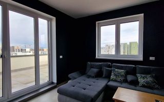 Penthouse de închiriat | 2 camere | Coresi – Tractorul | Terasă 50 mp - Poză 4