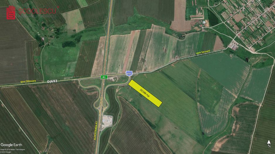 Teren la sosea Ortisoara - Autostrada A1 - Poză 5