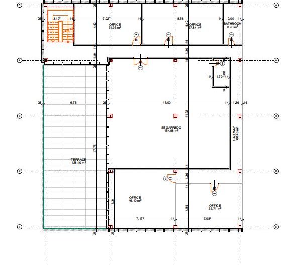 Birouri supraf.  32-250 mp, zona centre comerciale - Schiță 3