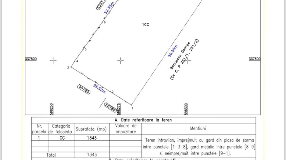 Teren intravilan 1343 mp - Afumati - Poză 3