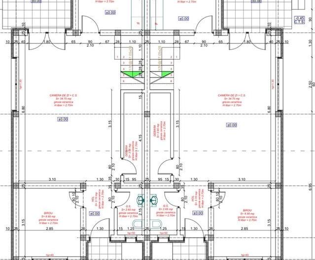 Vand duplex P+E 120mp 3 bai 4 dormitoare Mosnita Noua - Poză 3