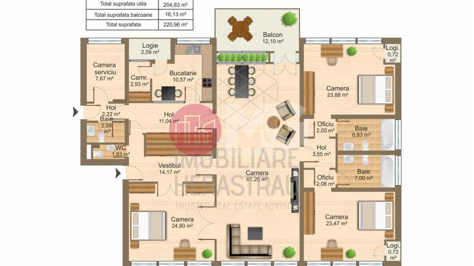 Apartament superb 4 camere de vanzare- Kiseleff - Poză 22