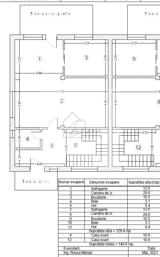 Vila duplex noua 5 camere Buftea parter/etaj/pod - Poză 16