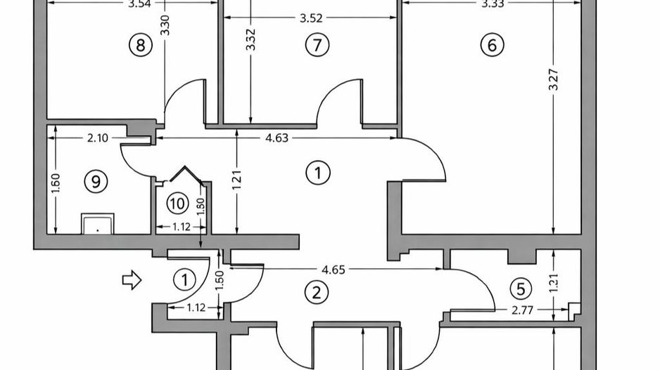 4 camere renovat| boxa | poziție excelenta Universitate - Poză 17