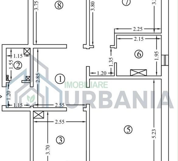 Apartament 3 camere decomandat, 72 mp, etaj 2, zona Dacia – Școala George Coșbuc, Iași - Poză 1