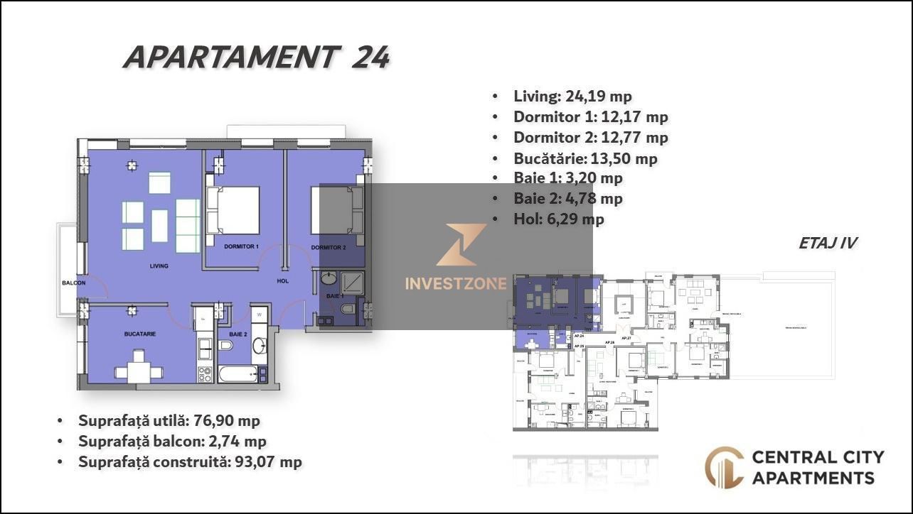 Vindem apartament 3 camere in zona centrala Oradea - Poză 2