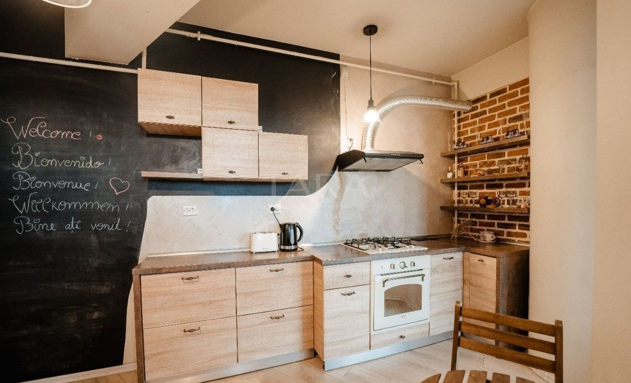 Apartament open space, Mărăști, complet mobilat. - Poză 5