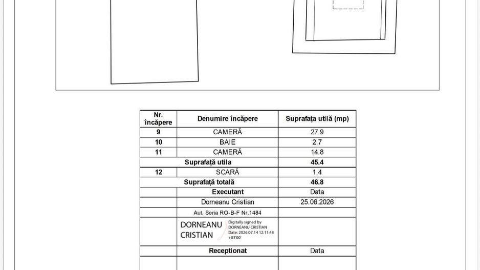 CASA INDIVIDUALA |  ZONA MOSILOR |  10 MIN METROU OBOR | - Schiță 15