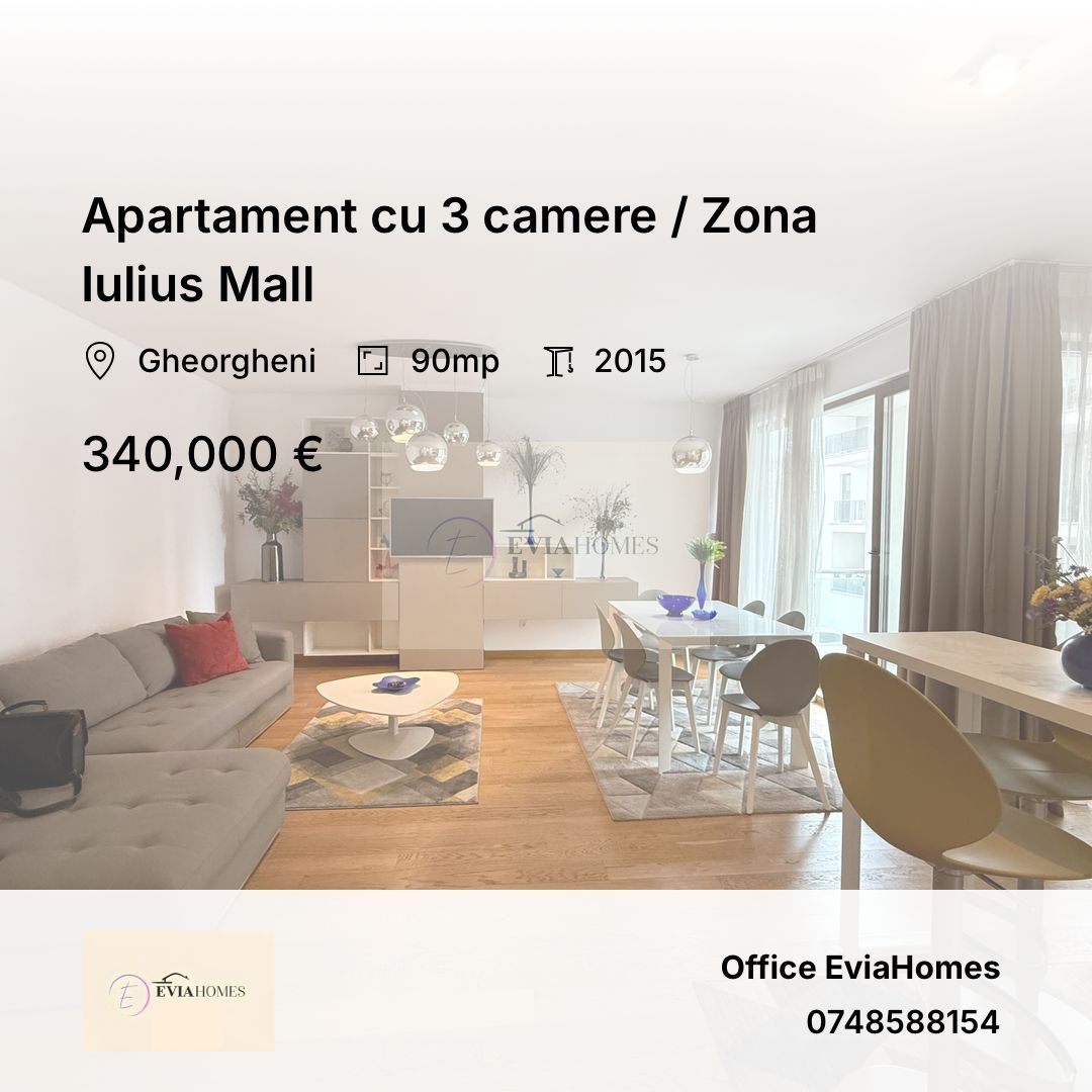 Apartament cu 3 camere / Zona Iulius Mall - Poză 1