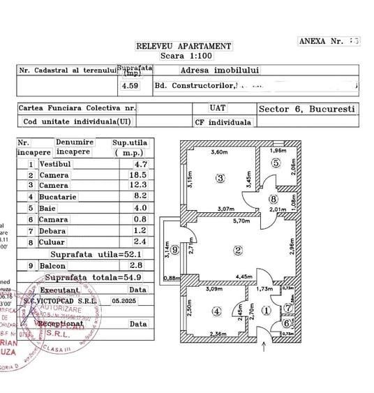 de vanzare apartament  2 camere Crangasi - Poză 15