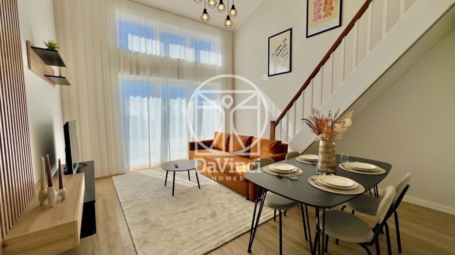 Penthouse 4 camere - mobilat si utilat - intabulat (WNCL-49F- DO-ap.7) - Poză 1