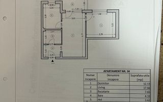 Apartament cu 2 camere semidecomandat la vanzare - Poză 7
