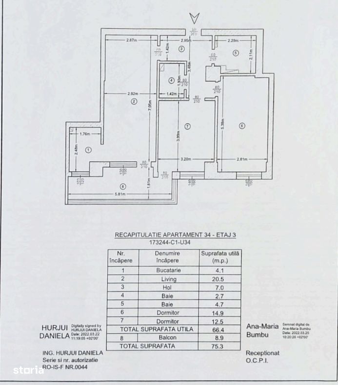 Apartament 3 camere Copou - mobilat - Poză 14