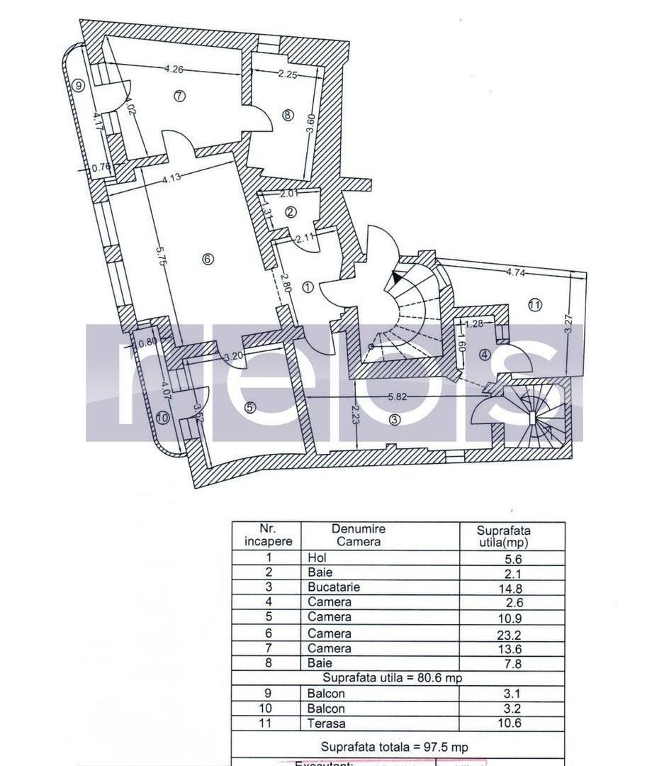 APARTAMENT 3 CAMERE | ZONA CIȘMIGIU | 80MP | RENOVAT INTEGRAL | TERASA - Poză 16