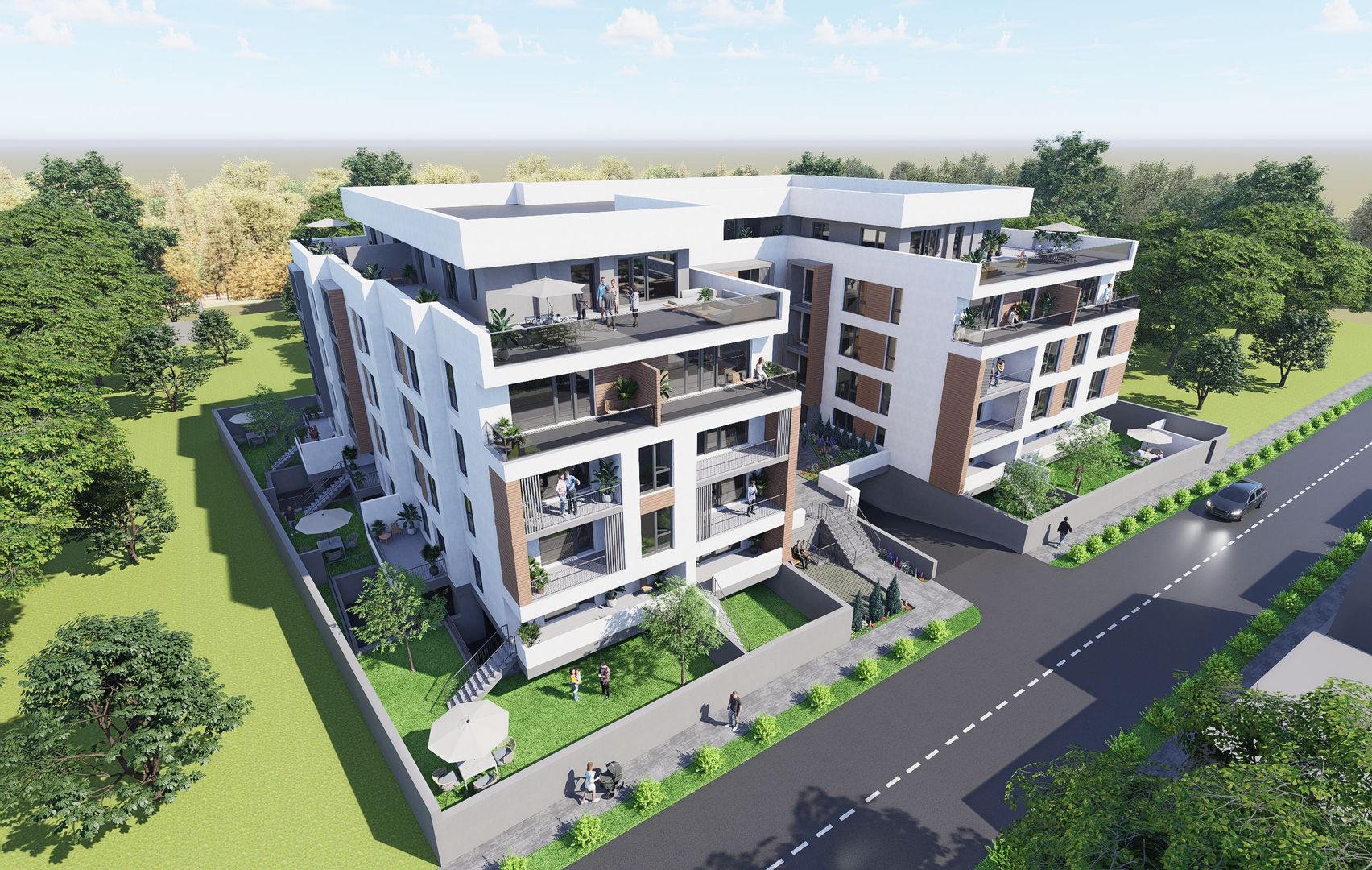 AP. 3CAM. SPATIOS + GRADINA IN BLOC P+4 / INCALZIRE PARDOSEALA! - Poză 2