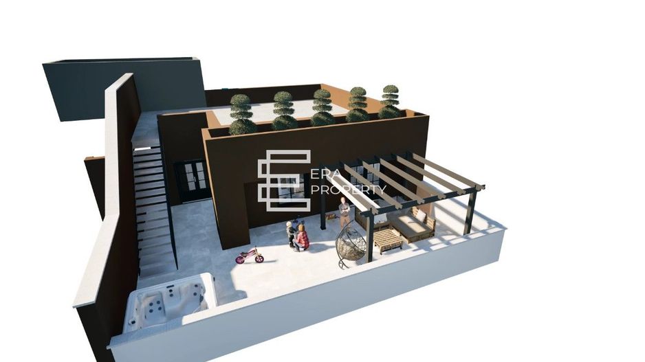 PENTHOUSE 3 CAMERE – 91 mp + 2 TERASE 191 mp | LA CHEIE | Calea Surii Mici - Schiță 12