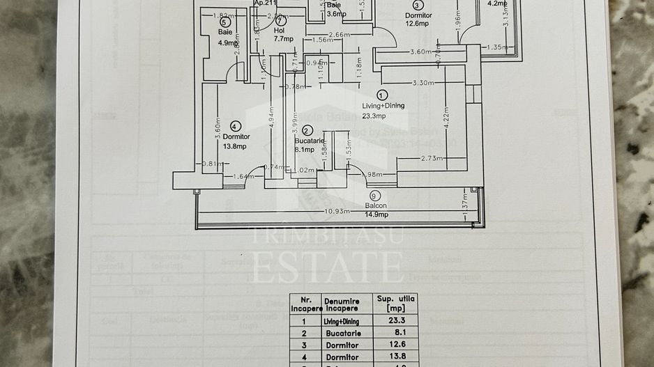 Rond Pipera - Pipera Plaza - 3 camere - Schiță 21