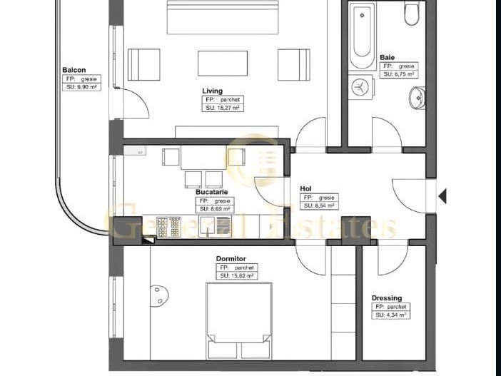 Vânzare apartament cu 2 camere în Complexul Himson - Poză 3
