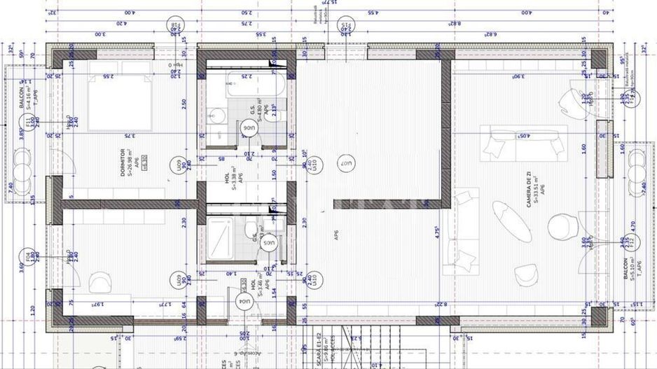Apartament cu 3 camere | 100 mp | Europa - Schiță 13