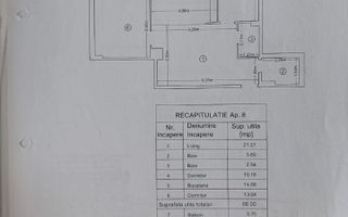 Bloc nou -  Intabulat - 3 camere 72 mp- parcare - Newton Tatarasi - Poză 19