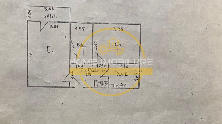 Etaj Intermediar-Apartament 2Camere-Decomandat-Zona Tatarasi-str.Vasile Lupu! - Poză 8