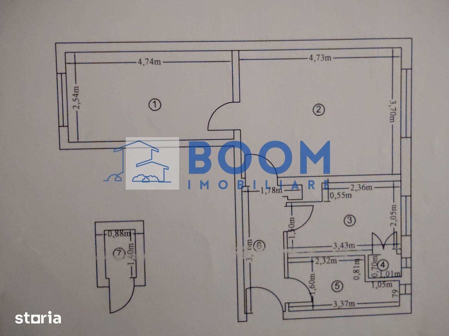 Apartament 2 camere | Etaj 2 | Zona Centrala | Boxa | - Poză 10