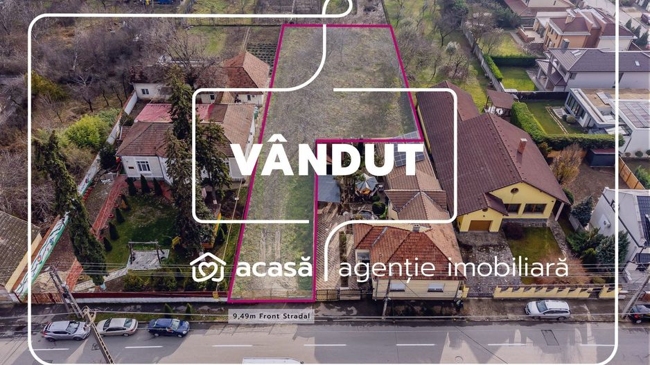 VÂNDUT! Teren 1566 mp Strada A. Milan Tabacovici - Poză 1
