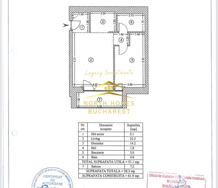 Apartament de vanzare -2 camere One Cotroceni Park-COMISION 0 - Poză 8