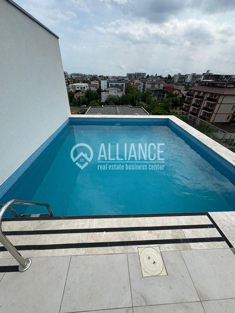 Apartament terasă panoramică de 24 m2 | piscină rooftop | la 5' mare - Poză 12