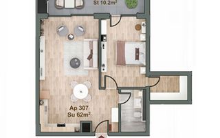 Apartament 2 camere | M-Avenue Gheorgheni | Comision 0% - Poză 2