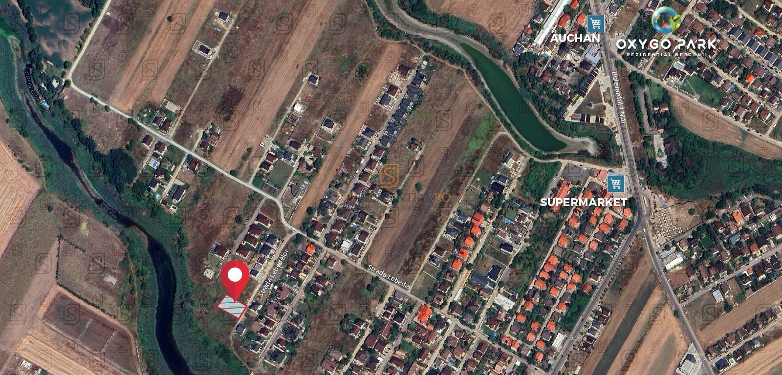 Teren intravilan 530 mp cu dubla deschidere - Comuna Berceni - Poză 2