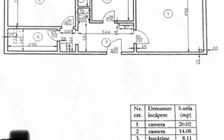 2 Camere | Zona Sebastian | Etaj Intermediar | Bloc Reabilitat - Schiță 16