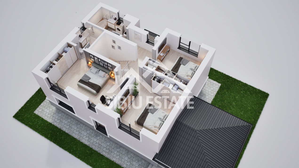 Casă individuală, grădină generoasă- spațiu, lumină și funcționalitate - Poză 6